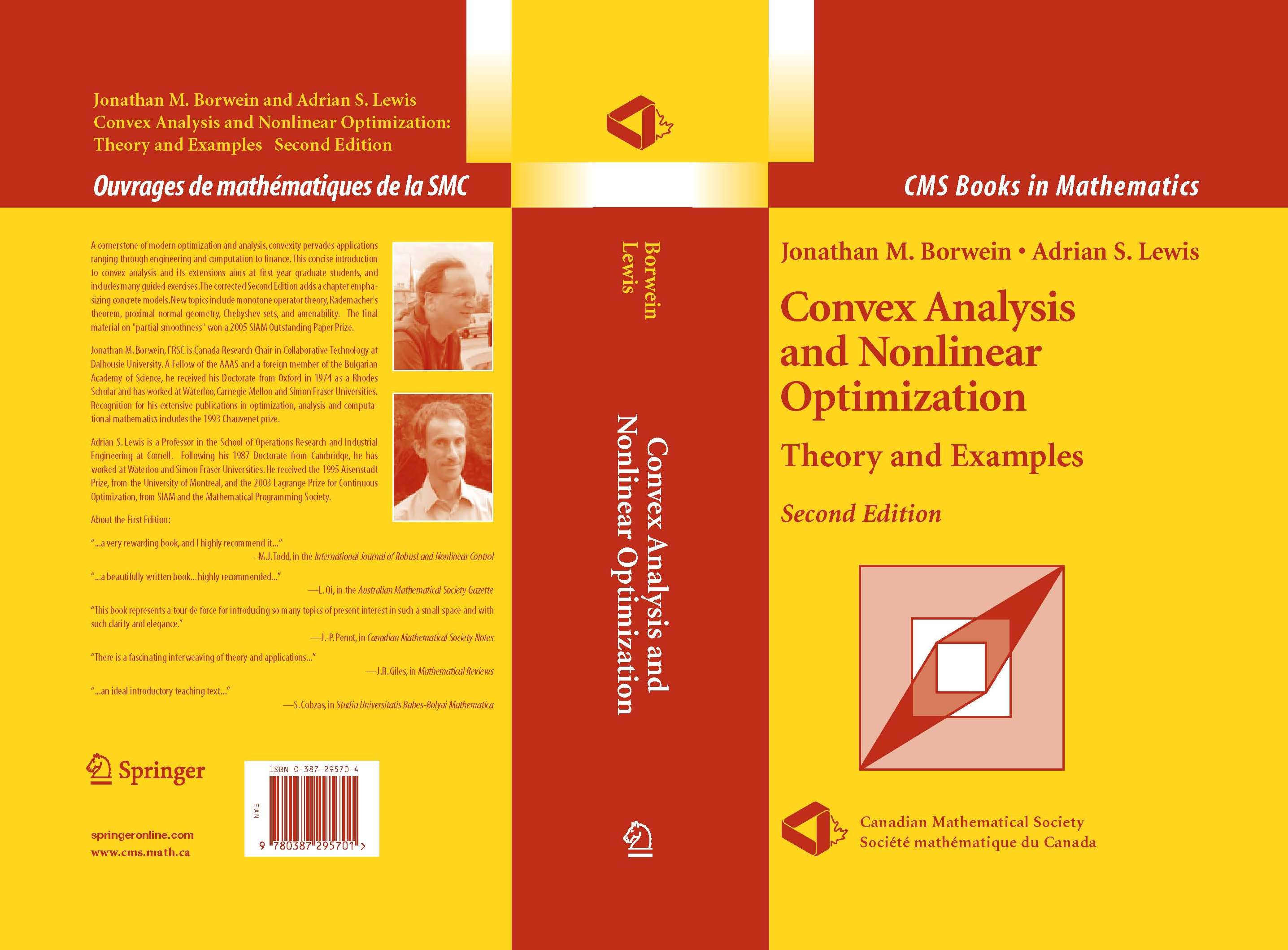 Reviews Of Convex Analysis And Nonlinear Optimization