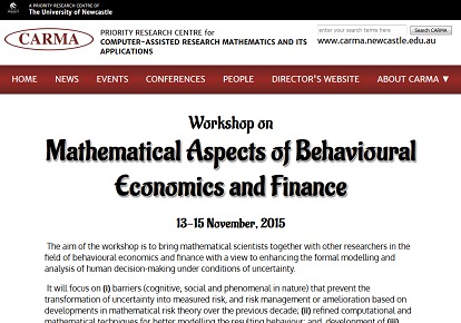 [Maths of Behavioural Finance]